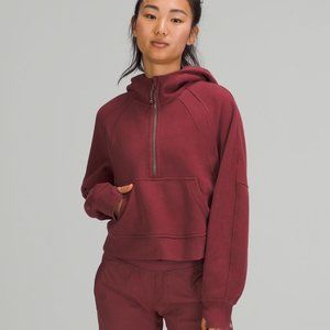 lululemon Scuba Oversized Half-Zip Hoodie in Mulled Wine Size XS / S